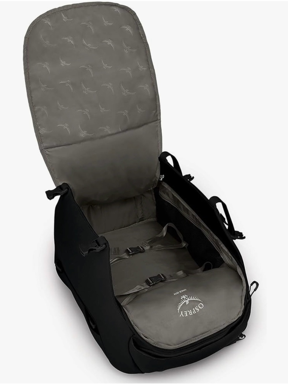 OSPREY Black Porter 46L Travel Backpack - Picture 6 of 7